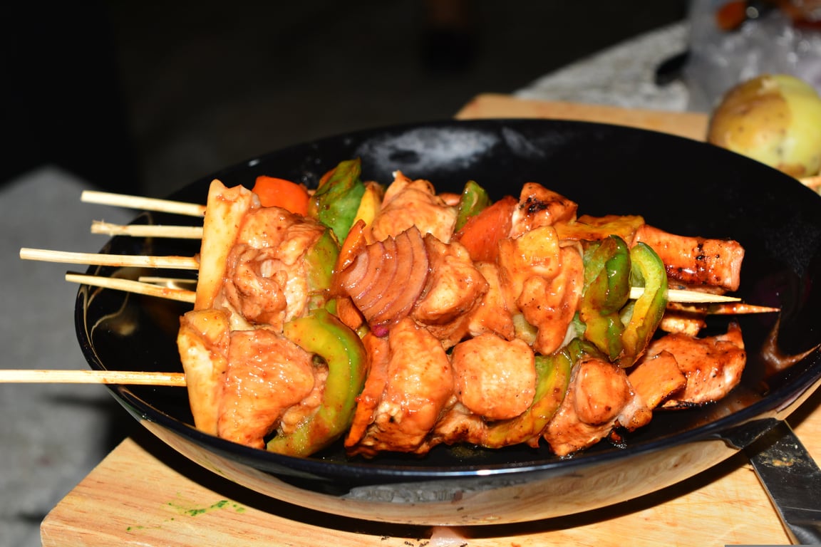 BBQ food trailer