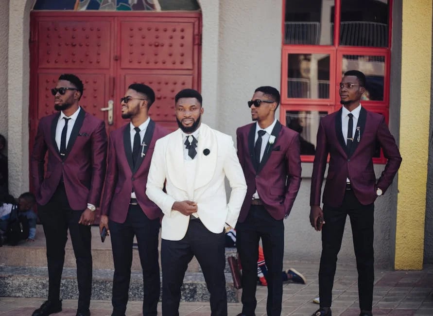 Image describing Top 7 Simple 2026 Semi-Formal Wedding Looks for Men?