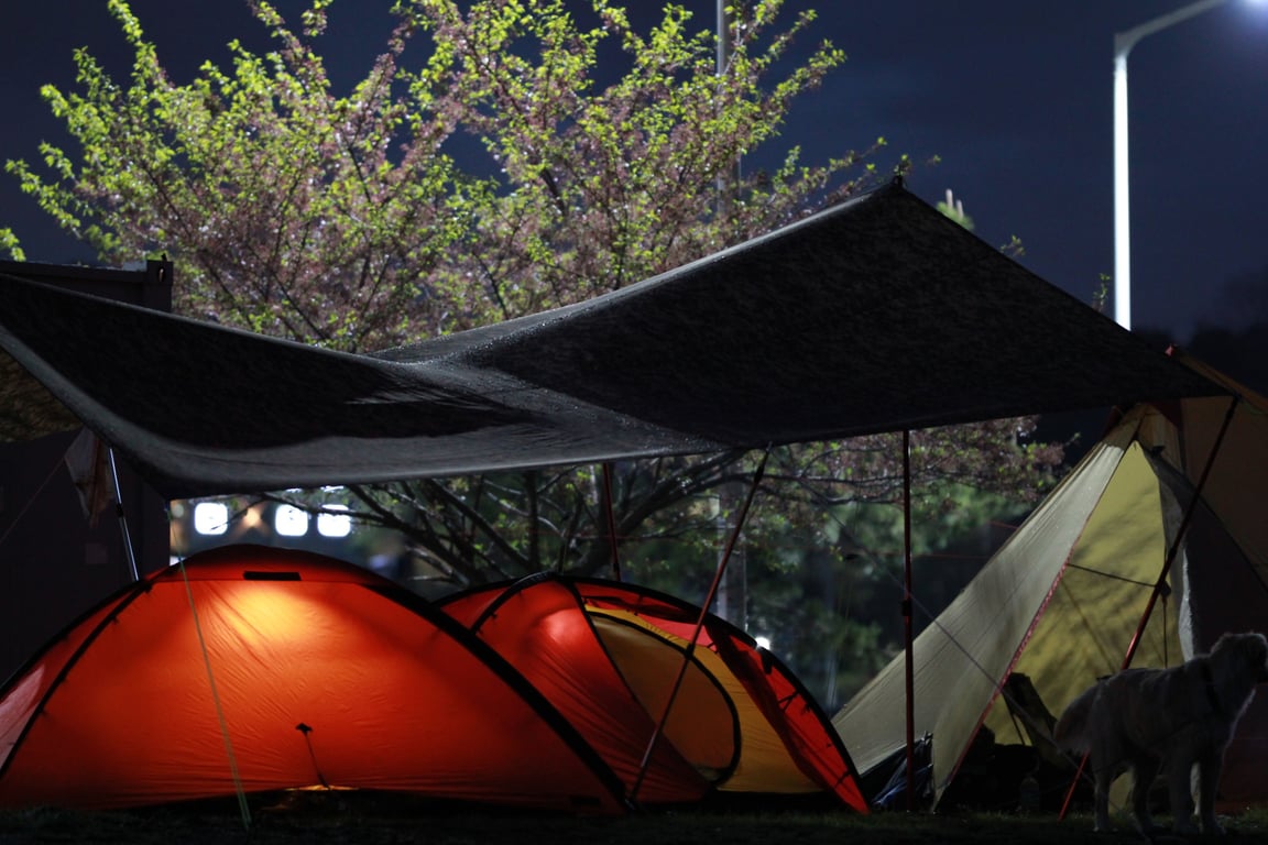 beach camping tent