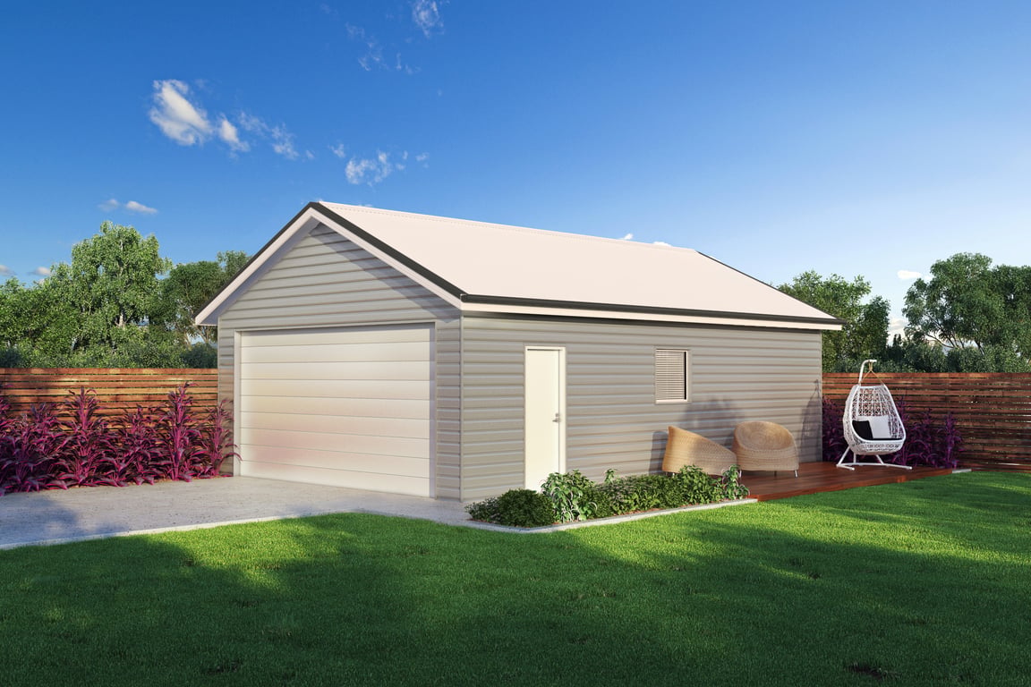 modern garage door exterior