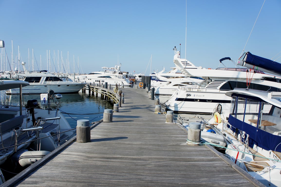 recreational boat marina