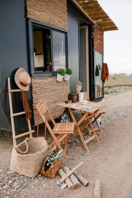 "Interior shot of a luxurious trailer home living area with minimalist furniture and smart home technology, as highlighted in 'Top 10 Trailer Homes You Must See in 2025!'"