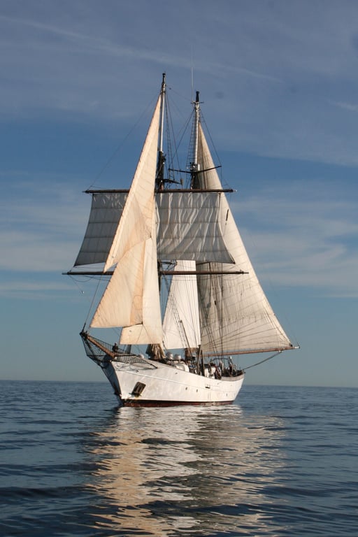 vintage sailboat