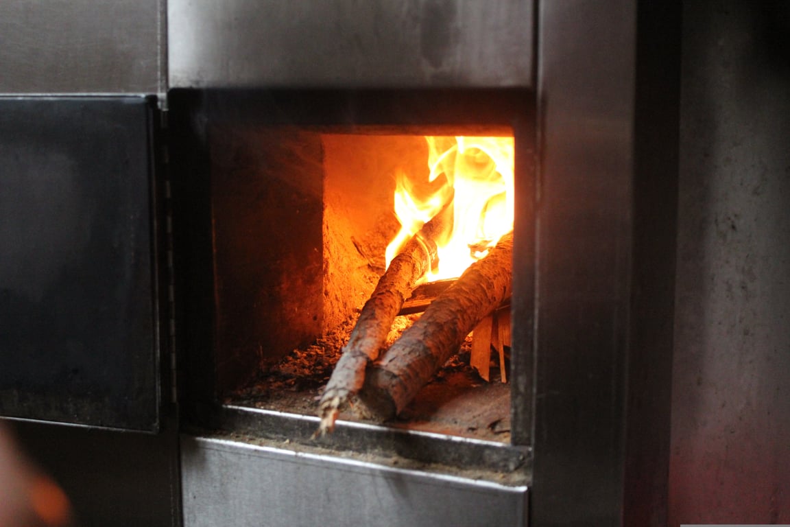 HVAC technician furnace inspection
