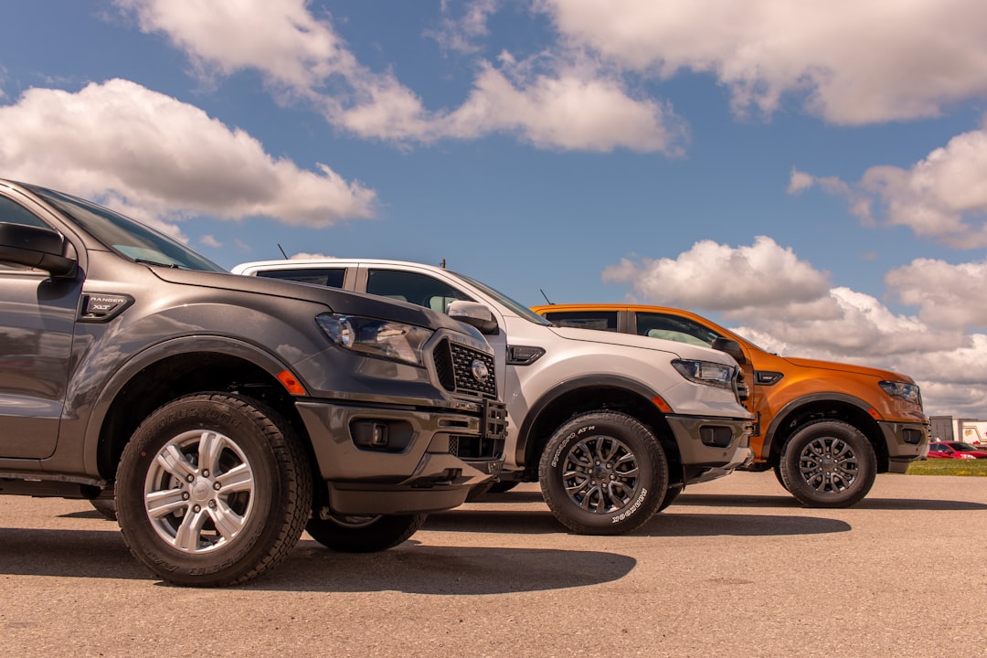 Ford Ranger towing utility trailer