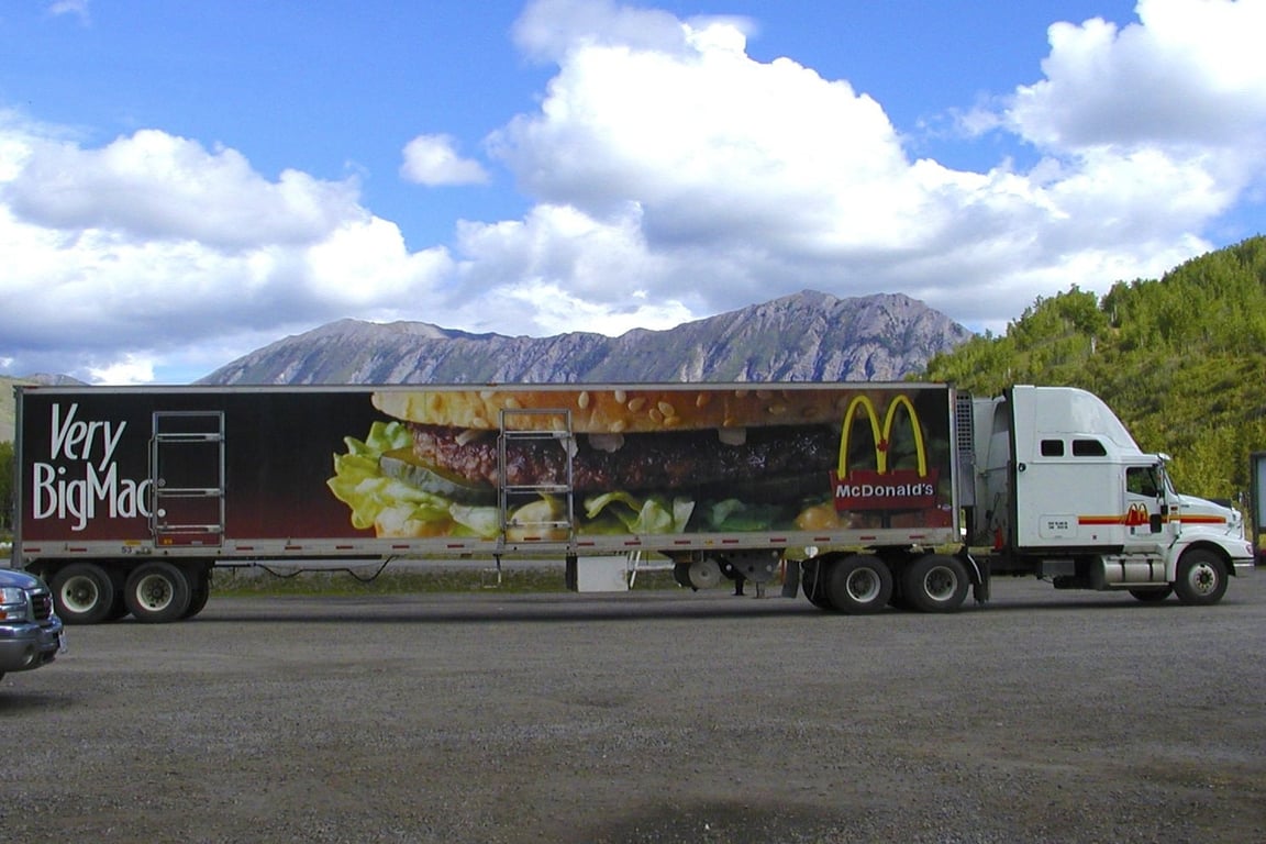 truck towing travel trailer