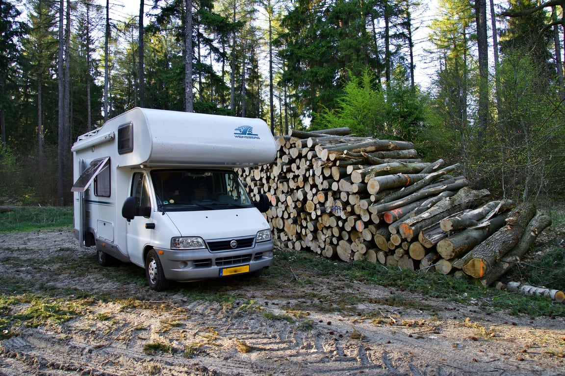 motorhome winter camping