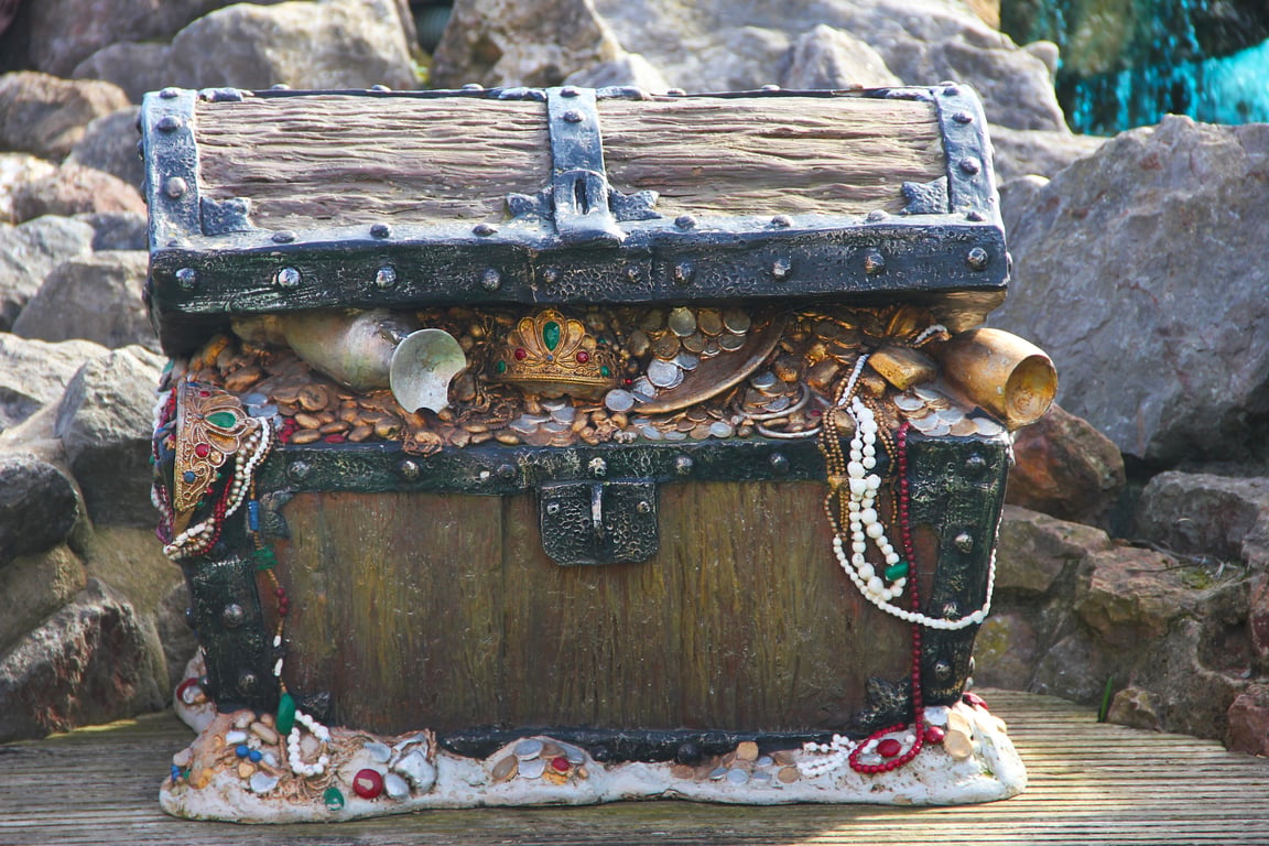 treasure chest map