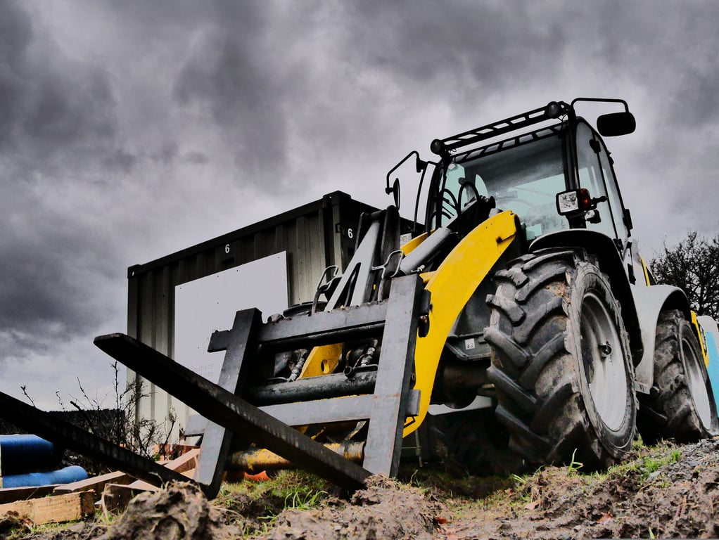 compact wheel loader pallet forks