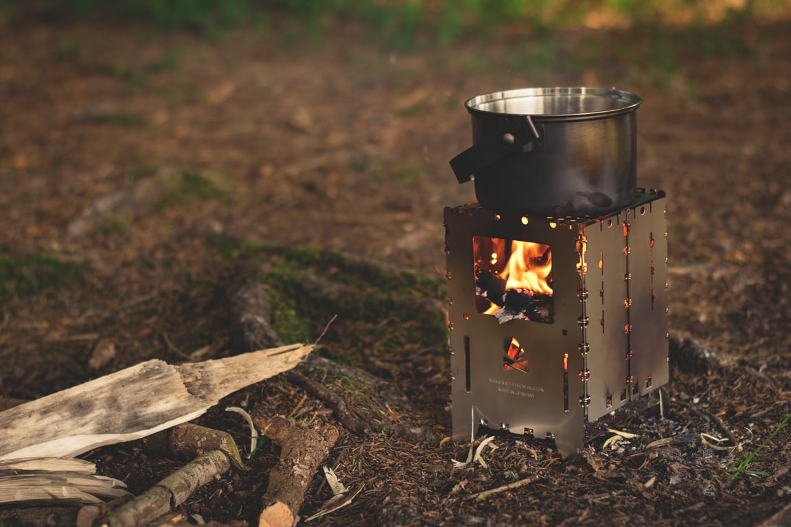 camping tent and gear