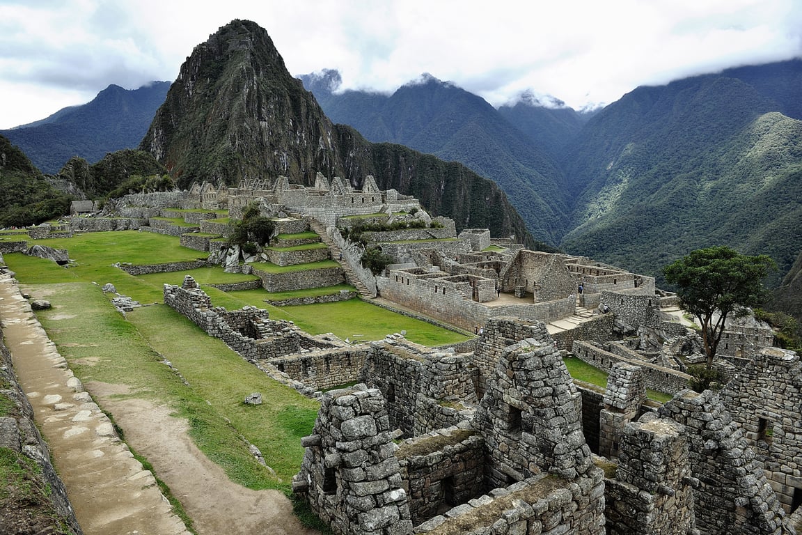 Inca Trail hikers Peru