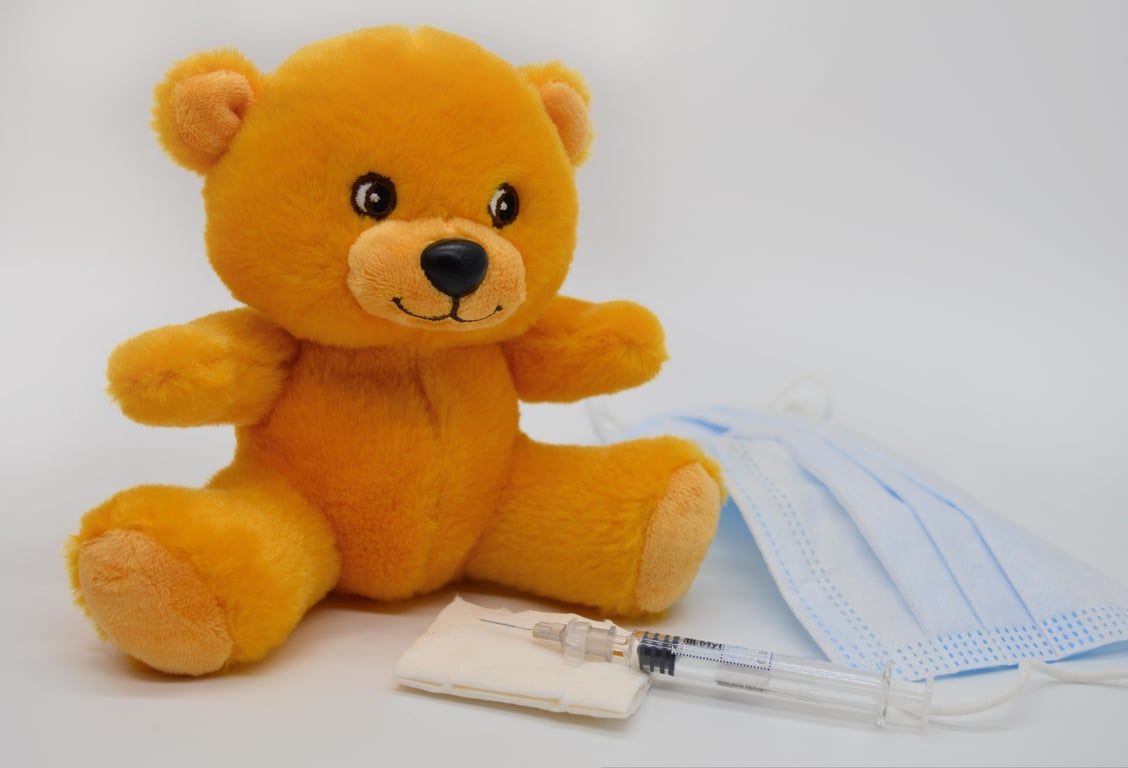dog vaccination at veterinary clinic