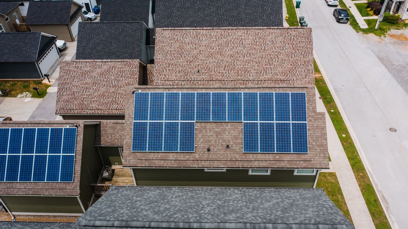 residential rooftop solar panels