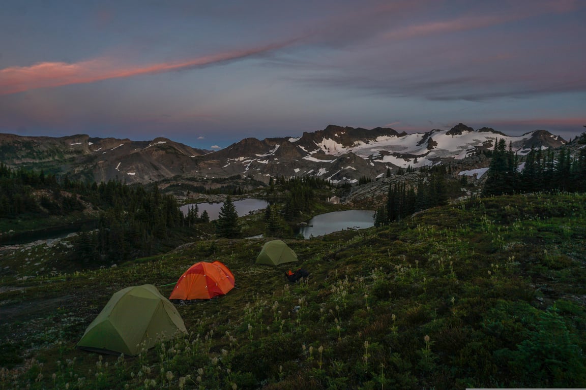 Hilleberg tent alpine campsite