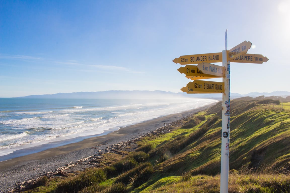 New Zealand scenic route