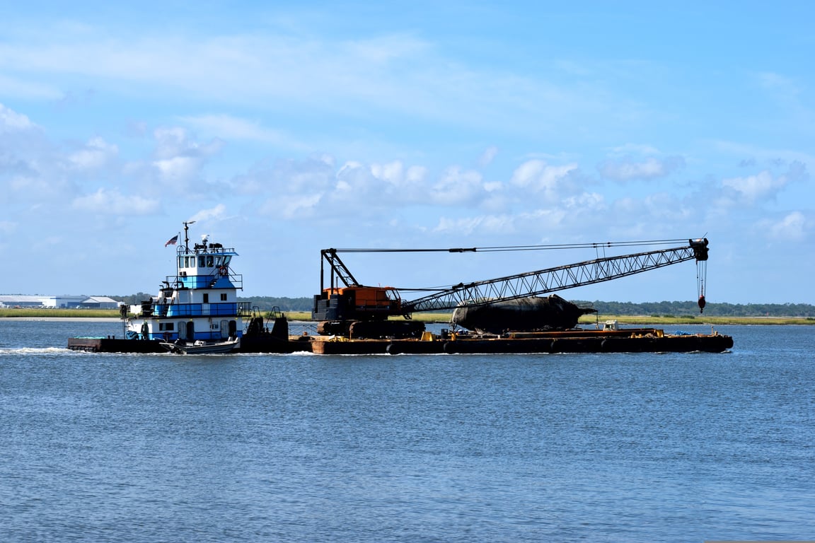 Sea Tow boat towing