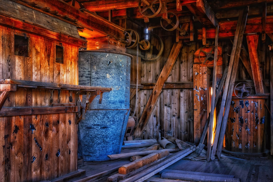organized garage workshop storage
