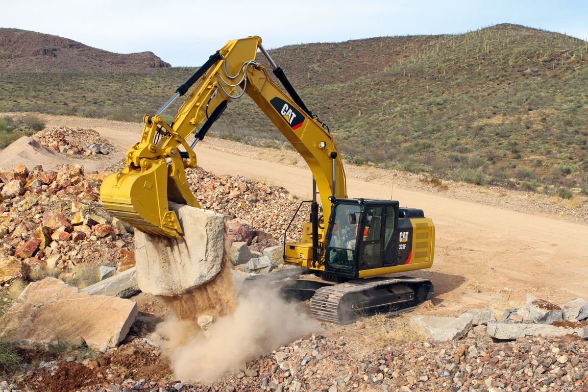 earthmoving excavator