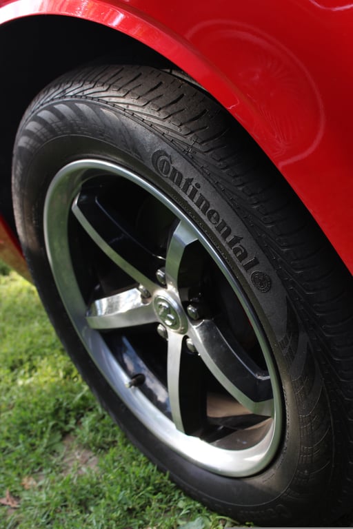tire tread close-up