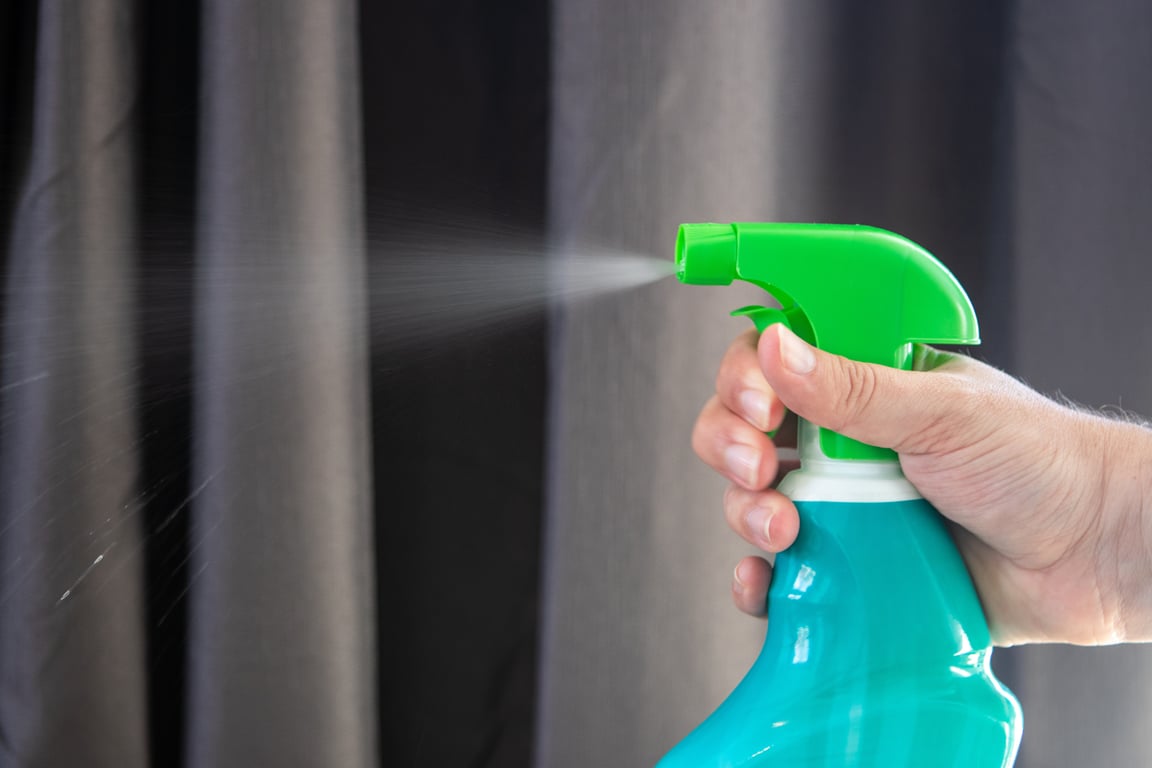professional cleaners cleaning kitchen