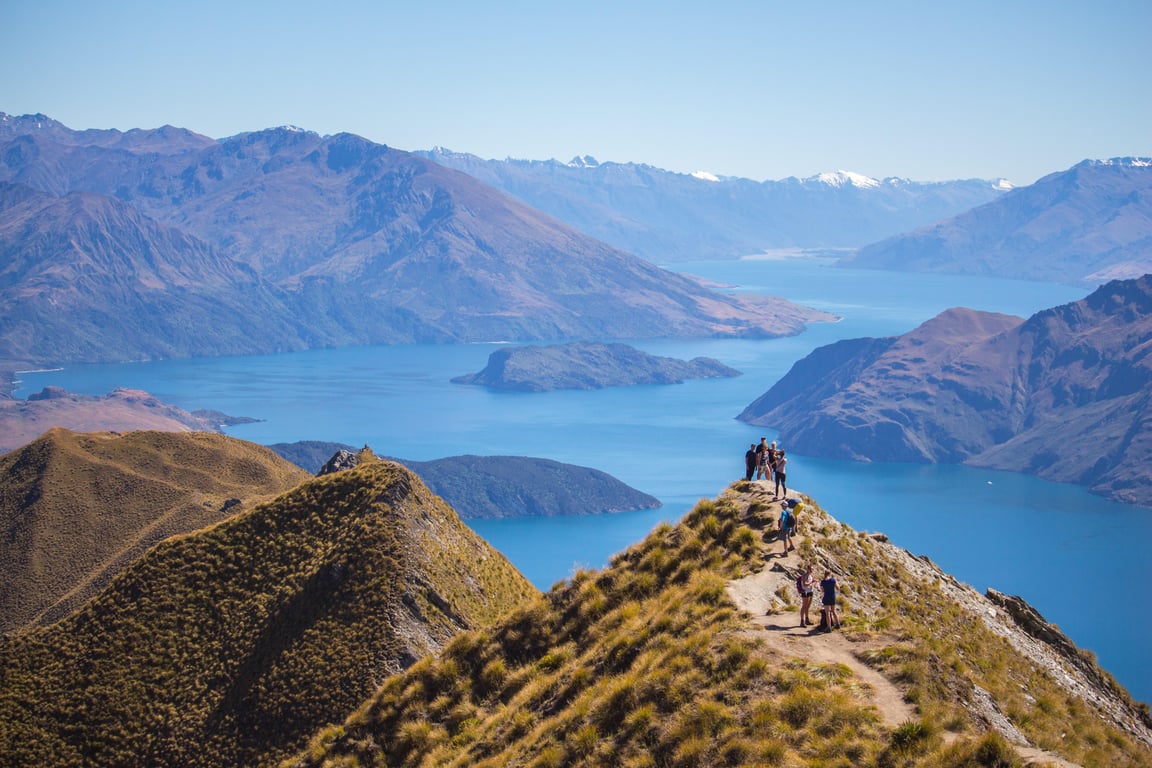 New Zealand hiking trail