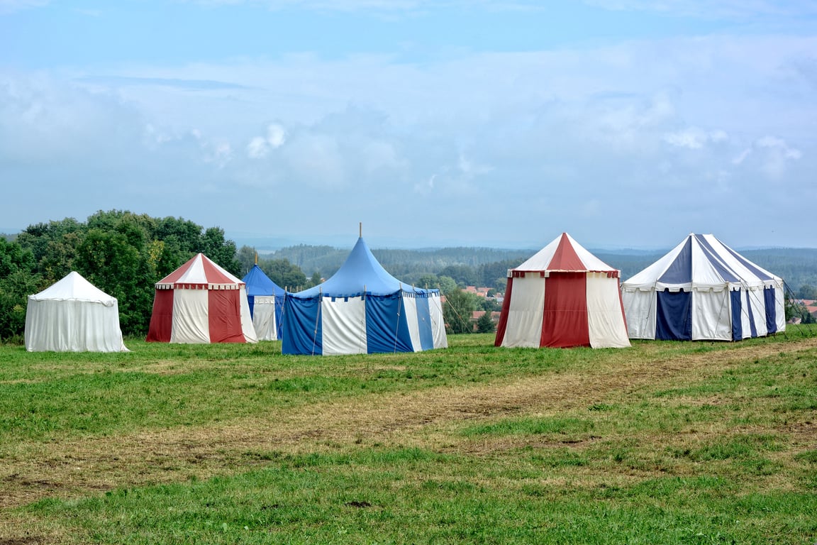 overnight camping gear