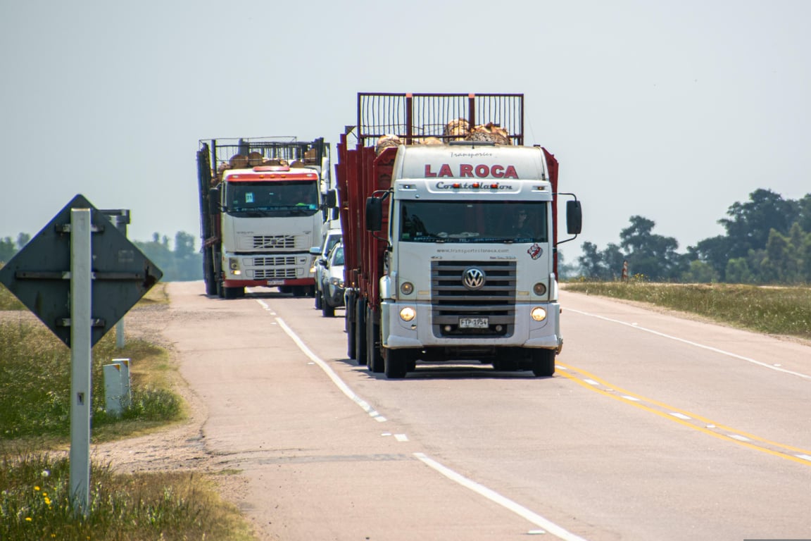 regional semi truck highway