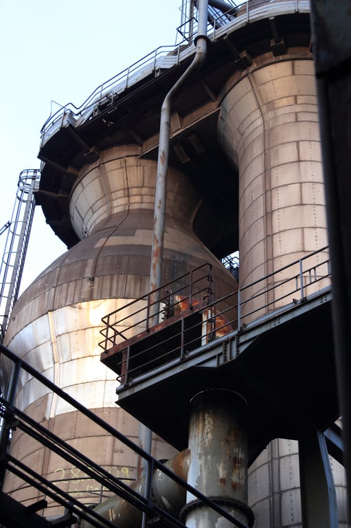 HVAC technician inspecting furnace