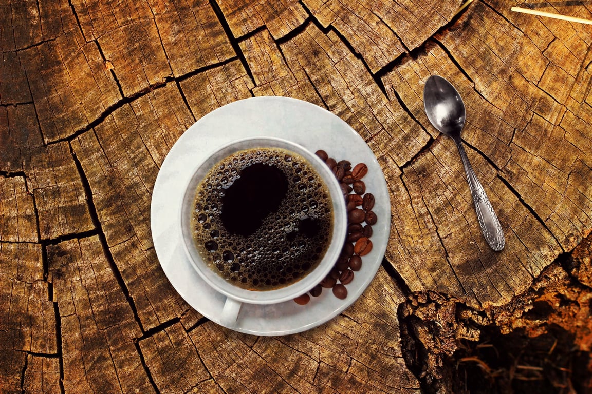 senior neighbors coffee gathering