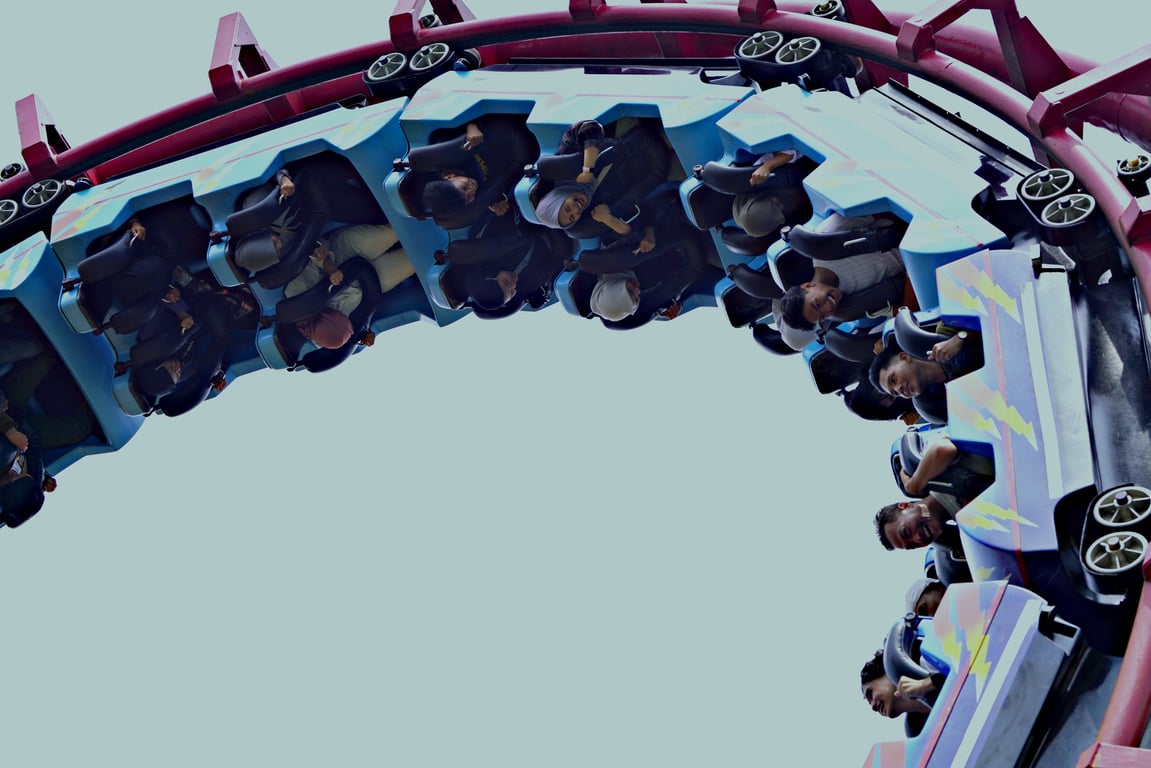 Six Flags Magic Mountain roller coaster