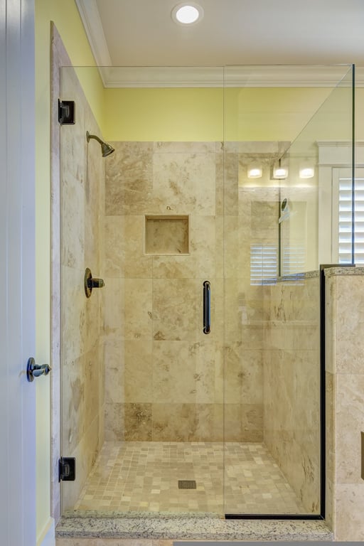 custom tiled shower