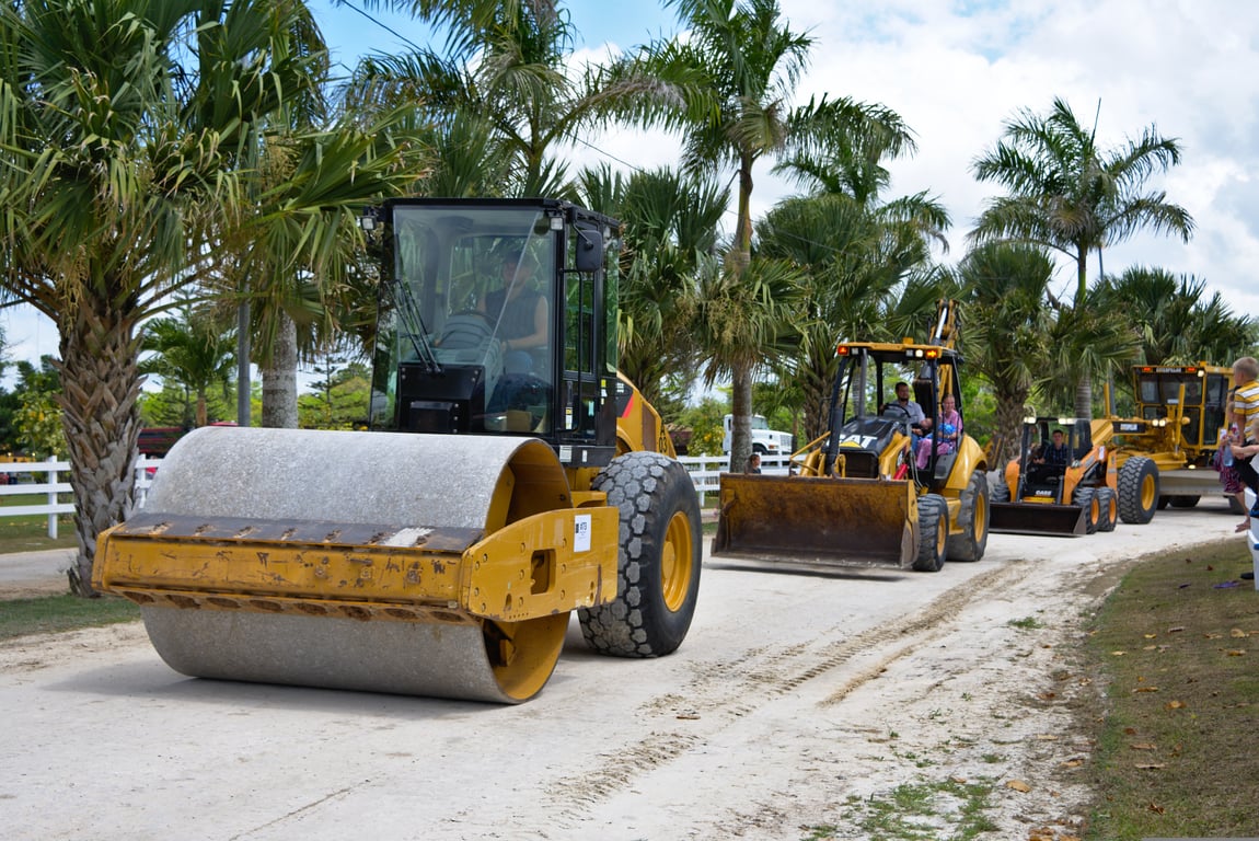 John Deere backhoe loader