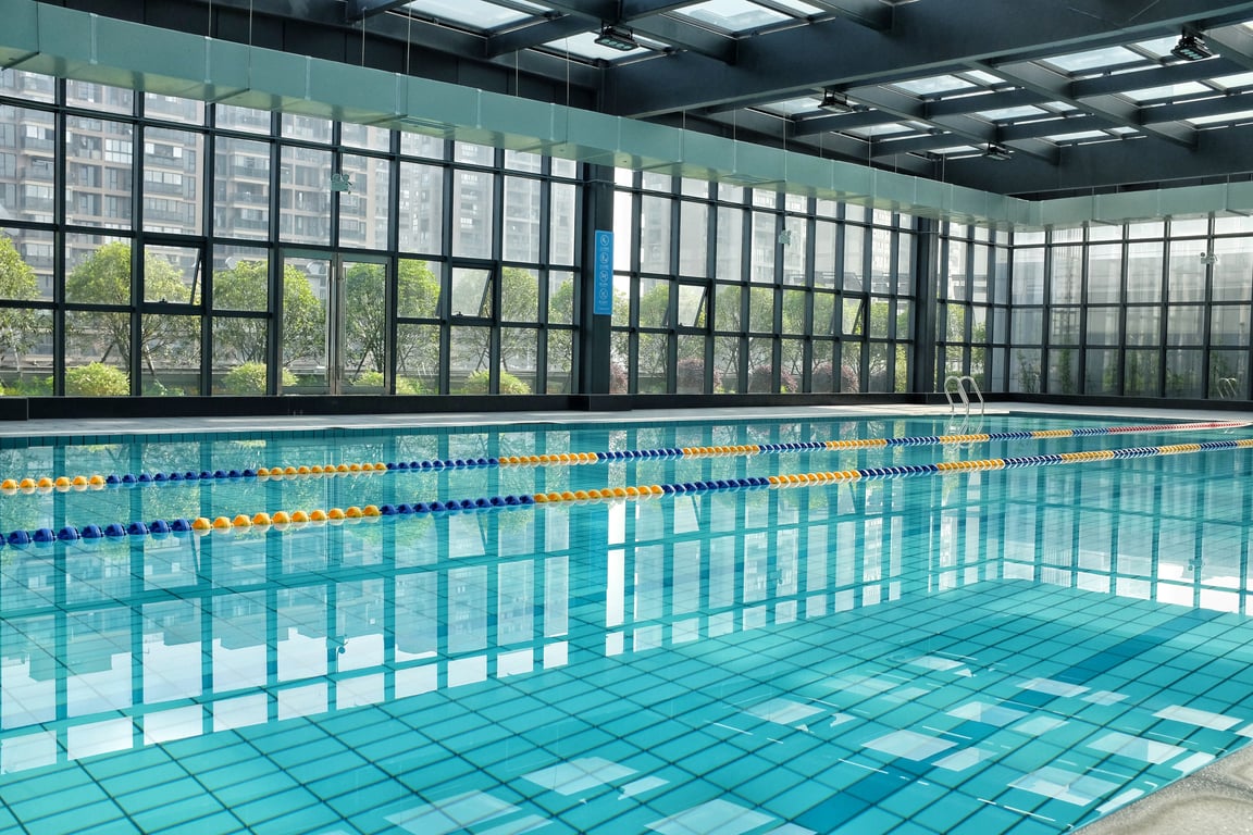 swimming pool equipment pad
