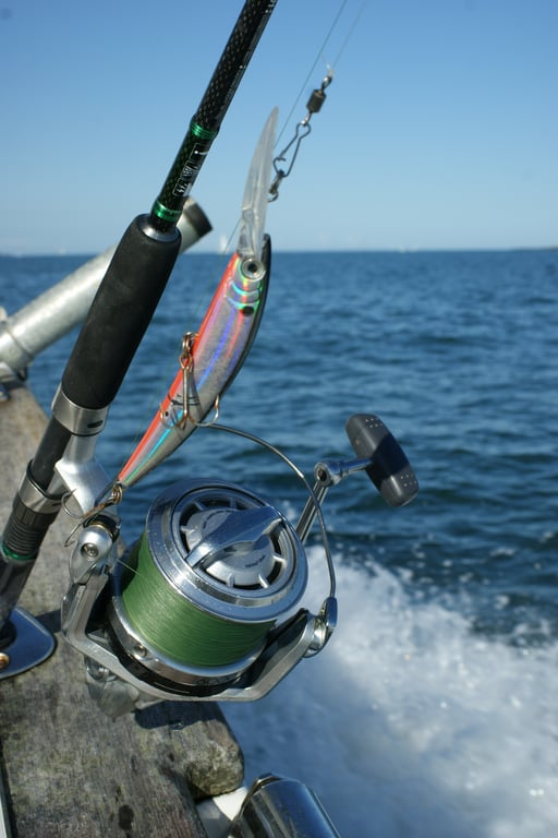 boat trailer at launch ramp