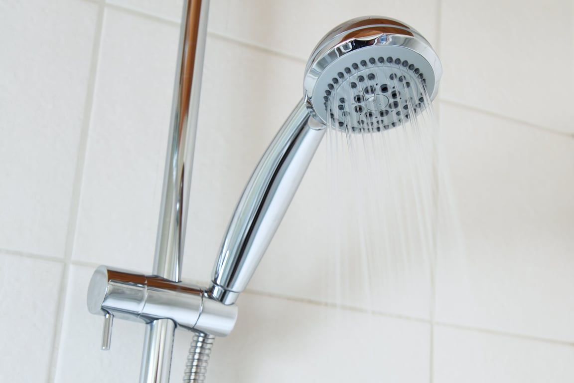 tiled shower renovation
