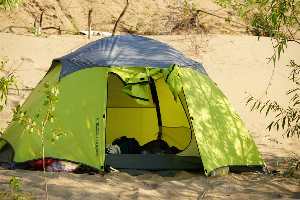 beach camping tent