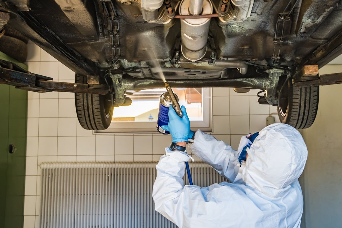 Subaru Crosstrek underbody inspection
