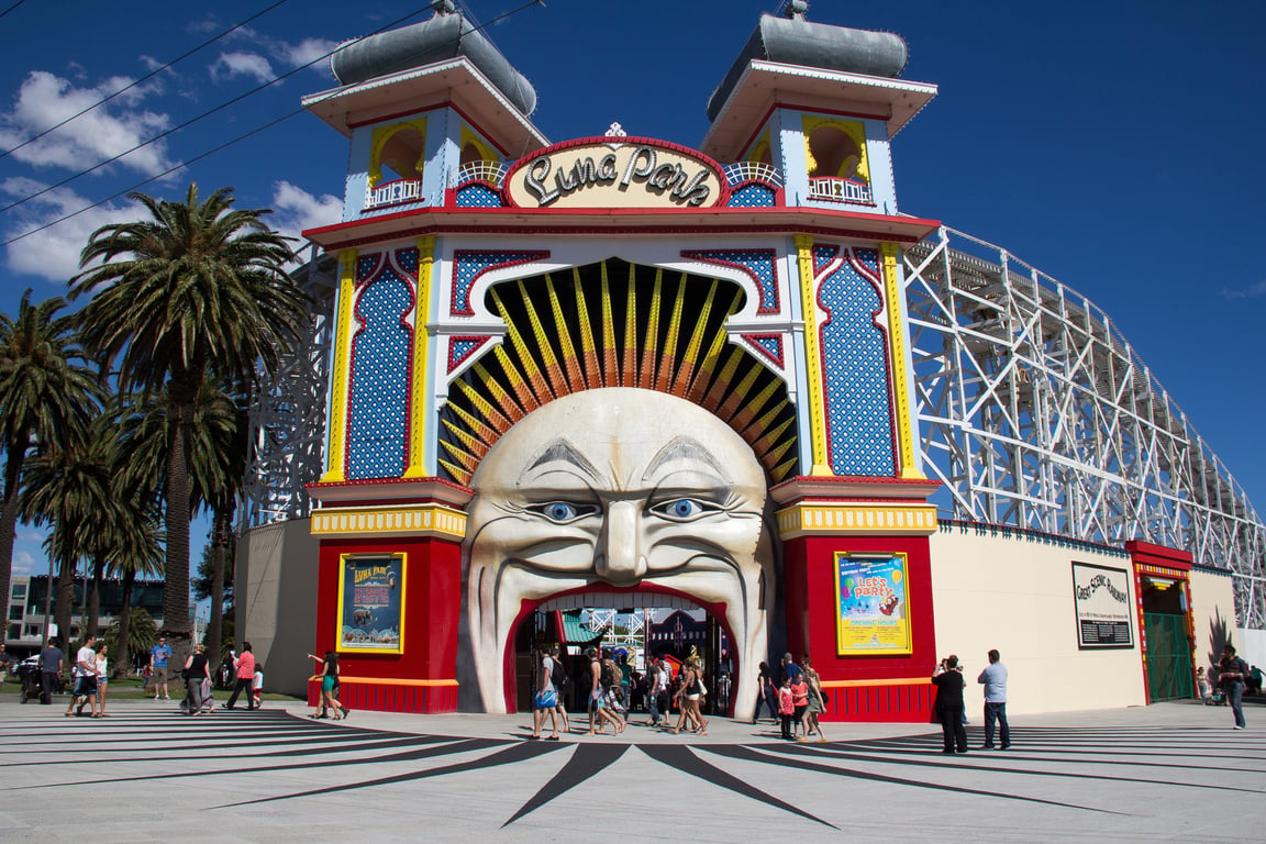 theme park entrance