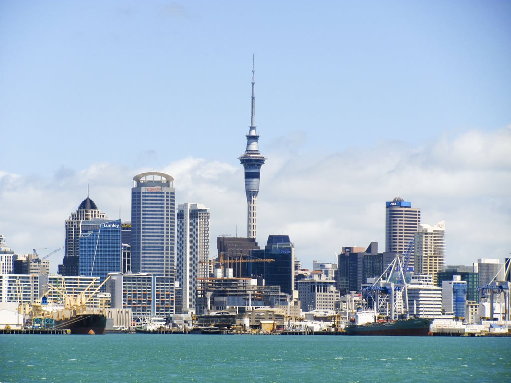 Auckland New Zealand skyline