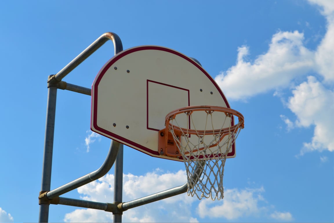 NBA basketball court