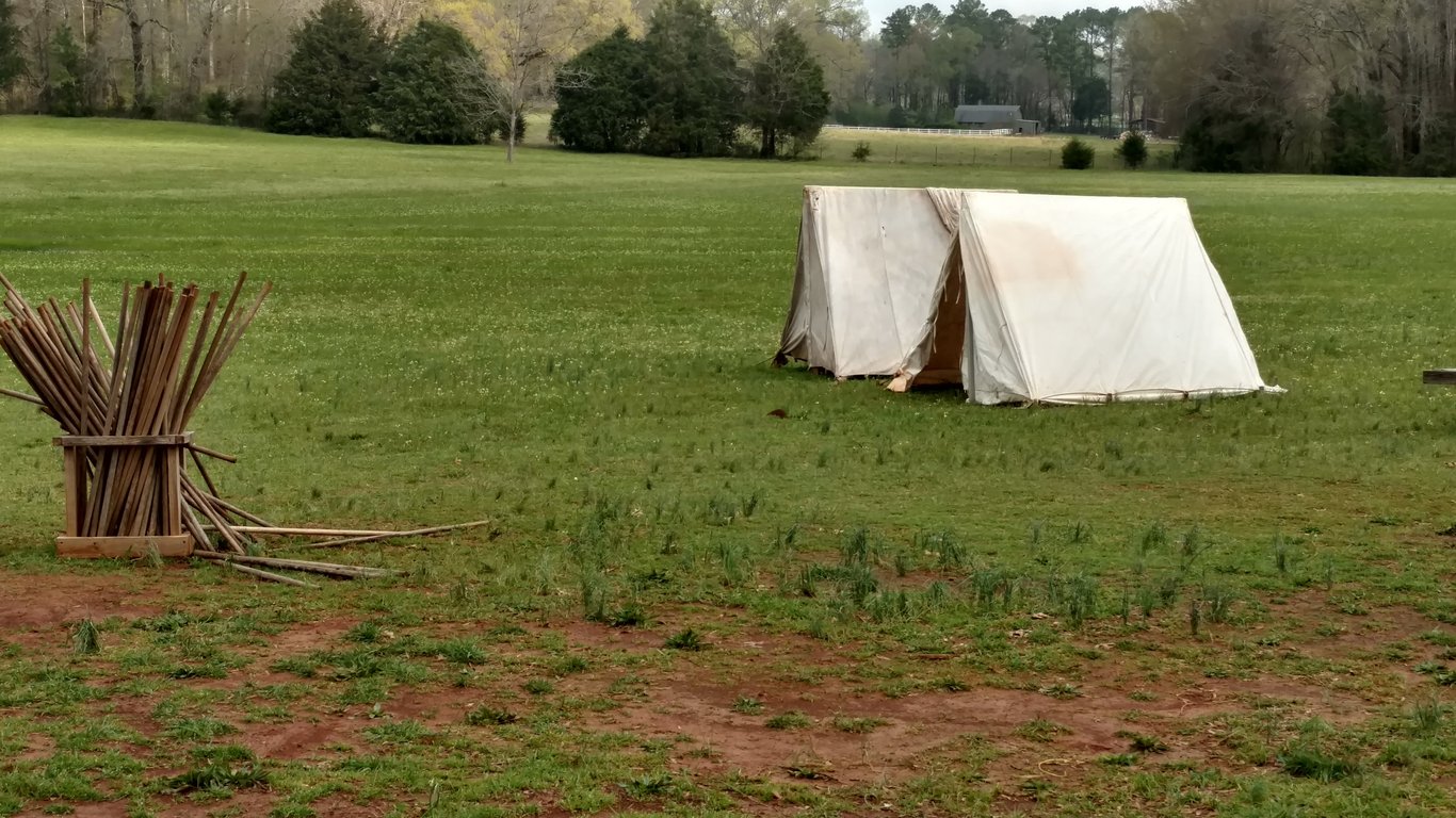 travel trailer campsite