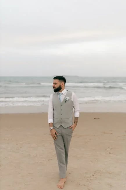 Image describing How to Nail Beach Formal Wedding Attire for Men in 2026?