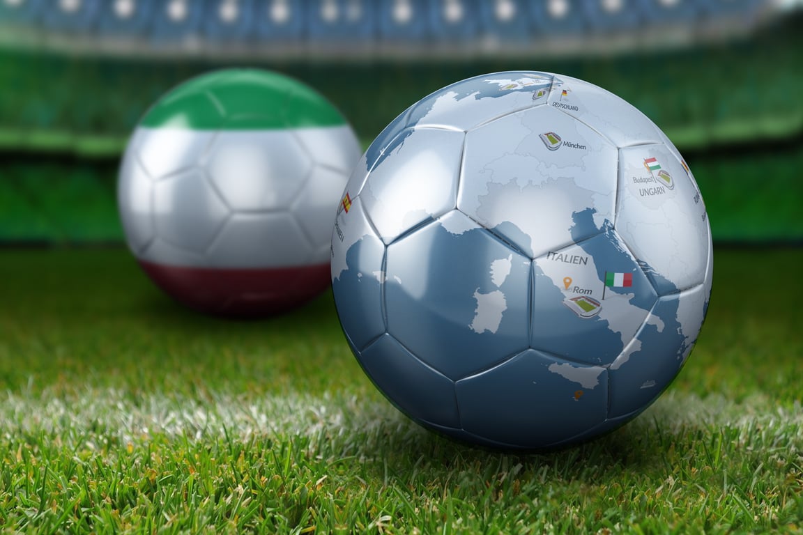 European football stadium