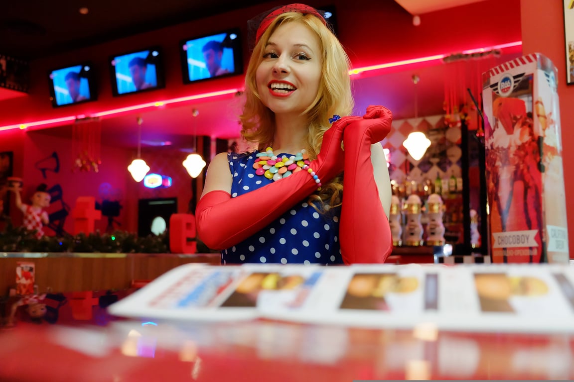 Route 66 roadside diner