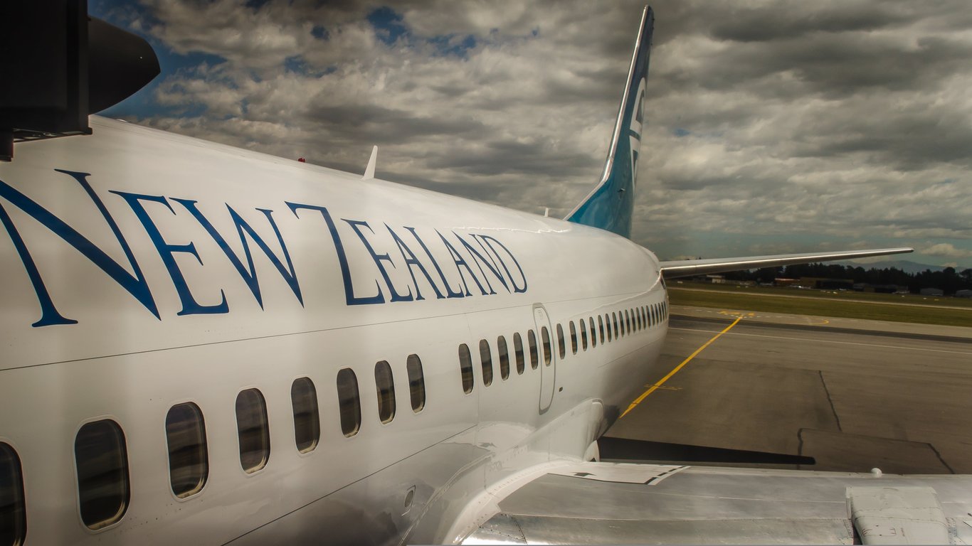 New Zealand airport arrival