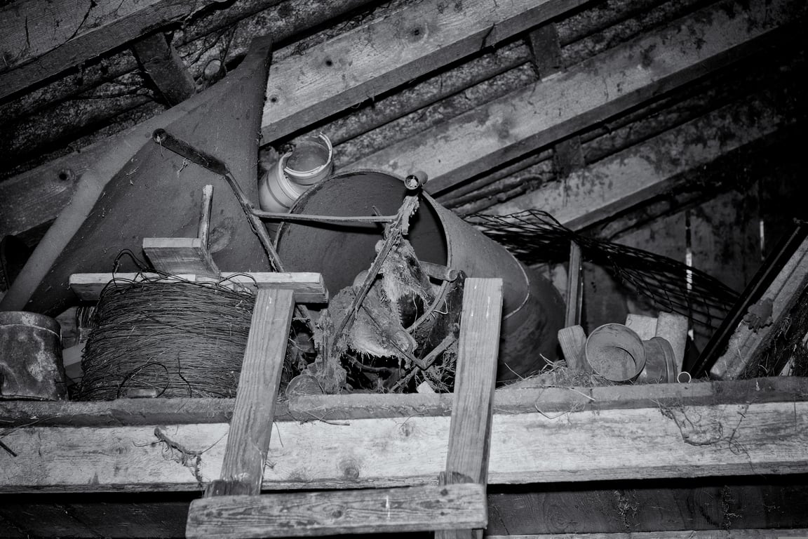 attic HVAC ductwork
