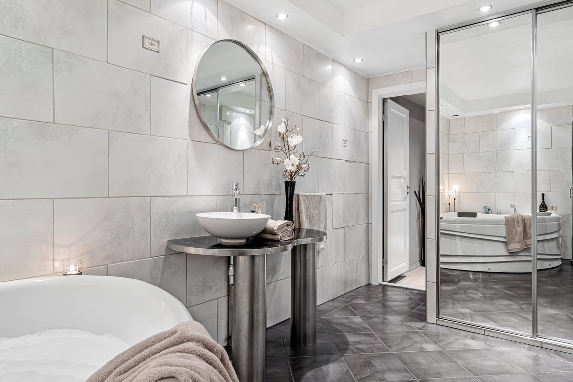 shower tile installation