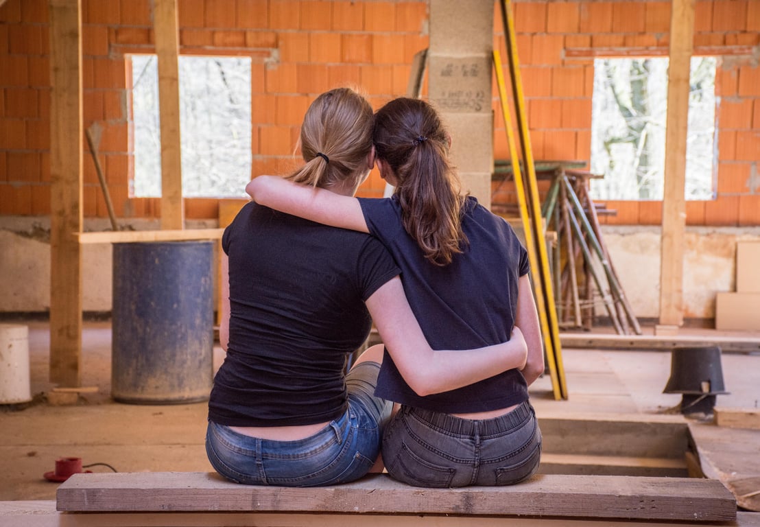 home renovation construction site