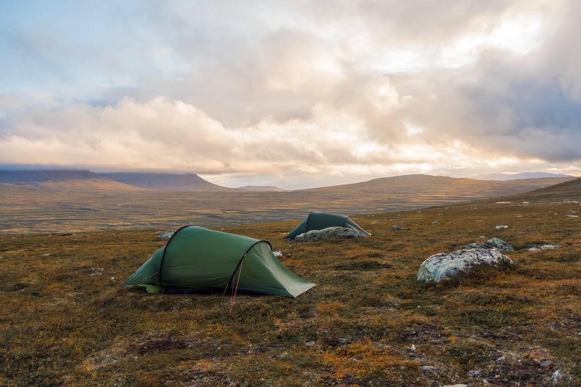 travel trailer campsite