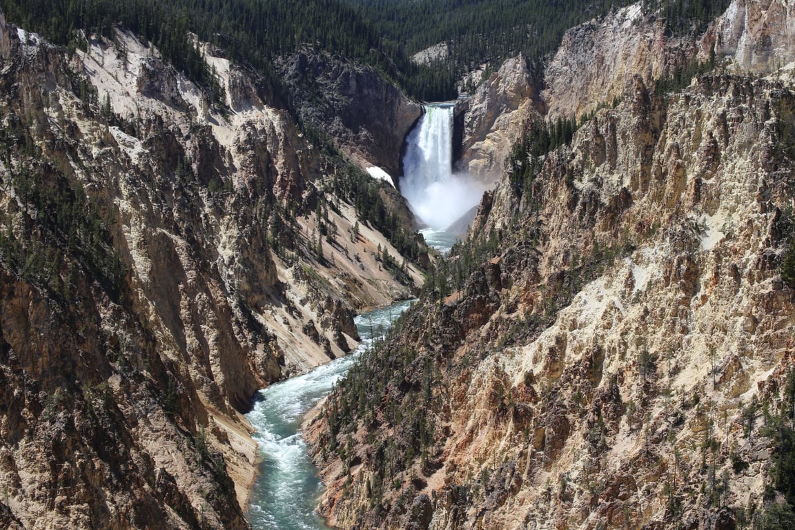 Yellowstone Grand Canyon waterfalls